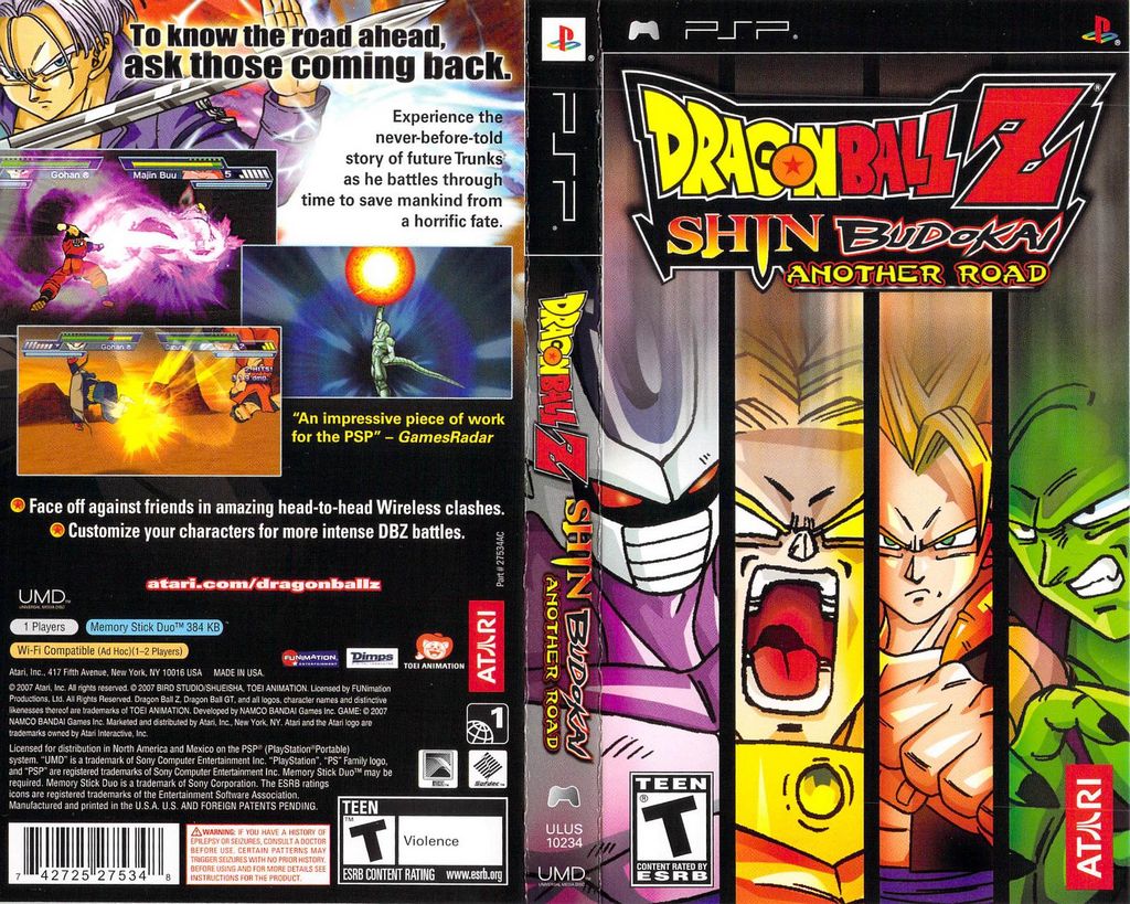 Dragón Ronda Z: Shin Budokai 2 (PSP)